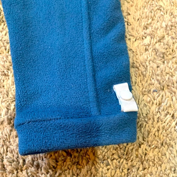 Women’s Small The North Face Two Toned Blue Fitted Fleece Full Zip Jacket - Picture 4 of 7